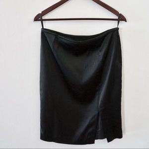White House Black Market Satin Pencil Skirt